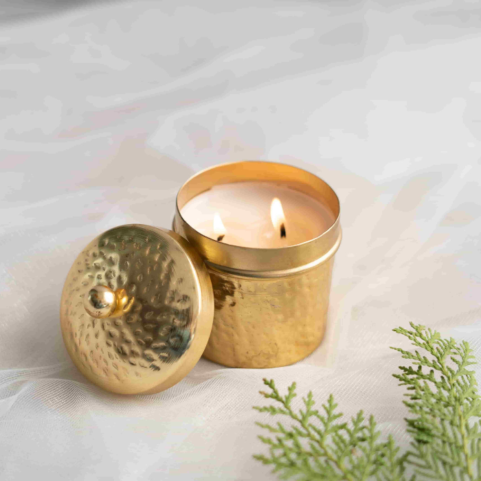 Gold 2 votive candle